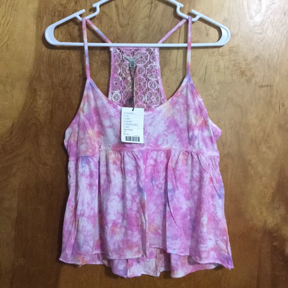 NWT Tie-dye racerback tank